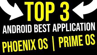 TOP 3 Android Application For Phoenix OS | Prime OS Lag FIXED | STABLE Heating FPS