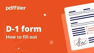 How to Fill Out a D1 form driving license application