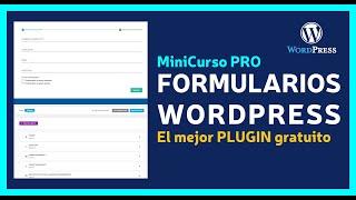  CREAR FORMULARIOS EN WORDPRESS GRATIS  2021 MINICURSO PRO