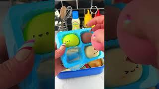 Packing School Lunch with Fidget Food *BENTO Box* Satisfying Video ASMR! #shorts #fidgets #asmr 