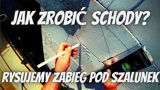 JAK ZROBIĆ SCHODY ? | RYSUJEMY ZABIEG POD SZALUNEK