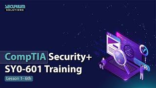 CompTIA Security+ SY0 601 Training   CompTIA Security+ Course   CompTIA Security+ 601   Lesson 1   6