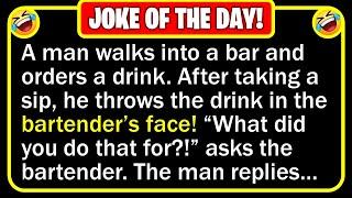  BEST JOKE OF THE DAY! - A man walks into a bar and orders a drink...  | Funny Clean Jokes