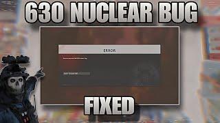 The FASTEST Way To Fix The Sail 630 Nuclear Bug In Call Of Duty Cold War