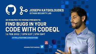 Find bugs in your code with CodeQL