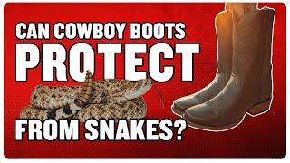 Will Cowboy Boots Protect You from Snakes?