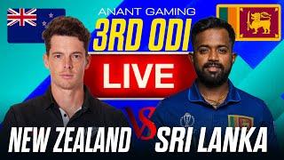  LIVE : NZ vs SL 3rd ODI, SL vs NZ || New Zealand vs Sri Lanka, 3rd ODI - Live, TODAY MATCH 2025