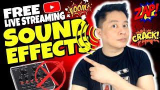 FREE SOUND EFFECTS FOR YOUR YOUTUBE LIVE STREAMING I How To Add Free Sound Effects on Streamyard