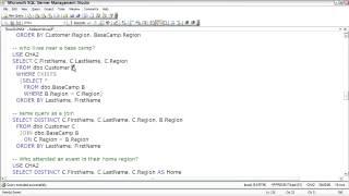 SQL Server  Working with Correlated Subqueries