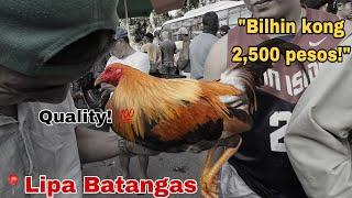 Dinadayong bentahan ng manok sa Lipa Batangas