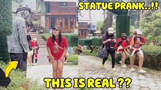 PRANK LUCU PATUNG HIDUP !! HUMAN STATUE PRANK AWESOME REACTION !!