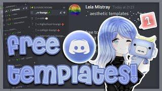 FREE aesthetic discord server templates!