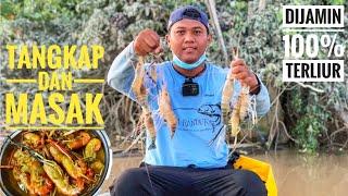 Lubuk Udang Galah Air Masin Sabak Bernam - Catch and Cook!!