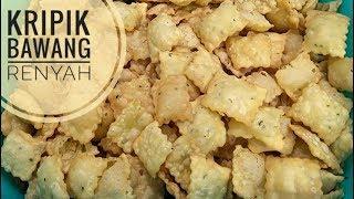 Resep kripik bawang renyah