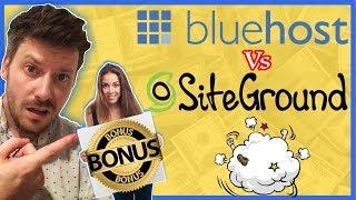 Bluehost vs SiteGround with Exclusive High Quality Bonuses