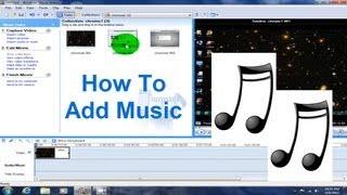 Windows Movie Maker Windows 7 2012 Tutorial Music & Voice