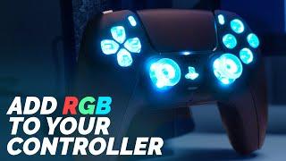 I Put RGB Lights in my PS5 Controller