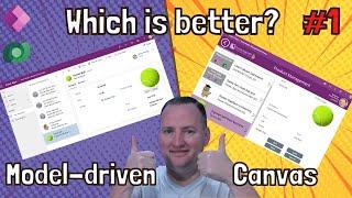 Model driven vs. Canvas Apps: One App Built with 2 different tools EP1