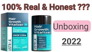 Unboxing Ustraa Hair Growth Vitalizer | Flipkart | Tech Jena