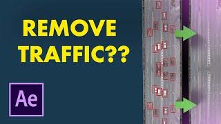 Remove TRAFFIC on Freeway | After Effects Content-Aware Fill Tutorial + Project File