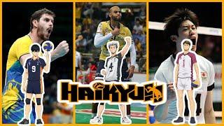 Personajes de Haikyuu inspirados en Jugadores de la Vida Real!!! | Haikyuu In Real Life | Resubido*