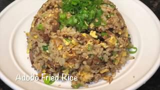 Adobo Fried Rice (Filipino food) Hawaiian Breakfast Dish