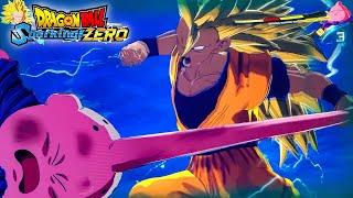 DRAGON BALL Sparking! ZERO - Unique SSJ3 Goku GRAB Vs Majin Buu Gameplay