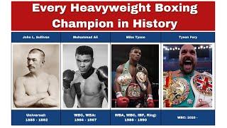 All World Heavyweight Boxing Champions in History | WBA, WBC, IBF and the Ring Lineal Belt