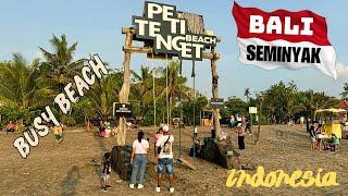 Bali Seminyak Beach Walking Tour, Busy Beach in Bali