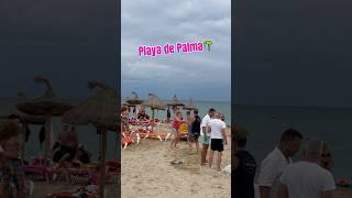 Playa de Palma️MALLORCA island🩷gute Stimmung, Unwetter zieht vorbeispain #mallorca #travel