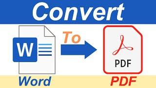 How to convert Microsoft Word to PDF [2023]