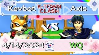 K-Town Clash!: Kevbot (Fox) Vs. Axis (Marth) - WQ