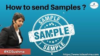 How to Export Samples? I Export Import I KDSushma #sampleexport