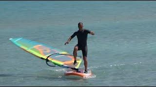 Windsurfing Freestyle Low Wind Session with Anklebiters