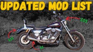 My Harley-Davidson FXR UPDATED Mod List