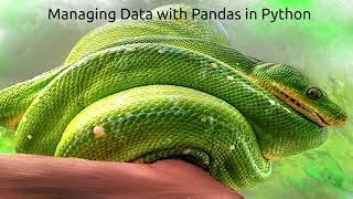 Pandas for data handling with Python