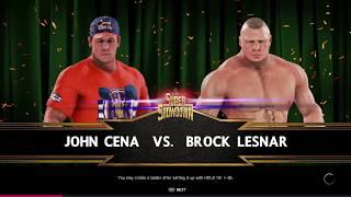 WWE 2K20 John Cena VS Brock Lesnar Requested 1 VS 1 Match