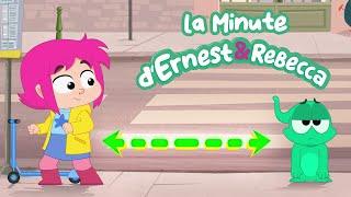 La minute d'Ernest & Rebecca  Les gestes barrières  Dessin animé en français