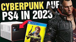 2023 - Ich teste CYBERPUNK 2077 auf der PS4 & BenQ X3000i Gaming Beamer!