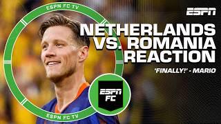Netherlands TAKE DOWN Romania  'FINALLY!' - Mario Melchiot [FULL REACTION] | ESPN FC