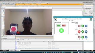 Color & Object Clasification (OpenCV) with PLC Siemens S7-1500 and HMI Haiwell