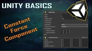 Unity Basics - Constant Force Component
