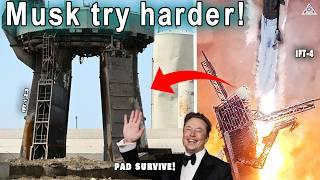 SpaceX Launchpad Aftermath Flight #1 Vs Flight #4 Shocked NASA! Here's How