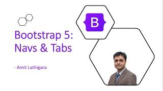 Bootstrap 5: Navs & Tabs