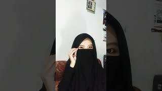 tutorial pakai cadar dari hijab pasmina #tutorial #hijab #cadarmuslimah  #pasmina