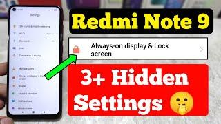 Redmi Note 9 New 3+ Hidden Settings | Always On Display | Tips & Tricks Redmi Note 9