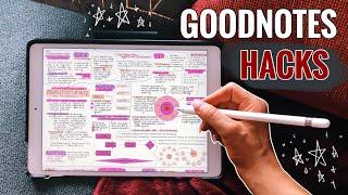 GOODNOTES HACKS - COOLE TIPPS FÜR FORTGESCHRITTENE // JustSayEleanor (iPad für die Uni/Schule)