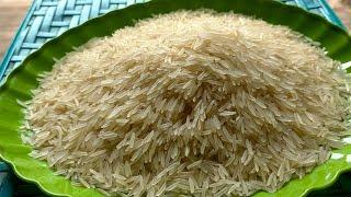 ASMR RAW BASMATI RICE EATING SOUNDS makan beras mentah porsi banyak suapan FULL mantul