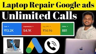 How to run Google ads for Laptop repair services | Google ads for laptop
