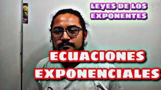 ECUACIONES EXPONENCIALES l Leyes de los Exponentes  ej  1